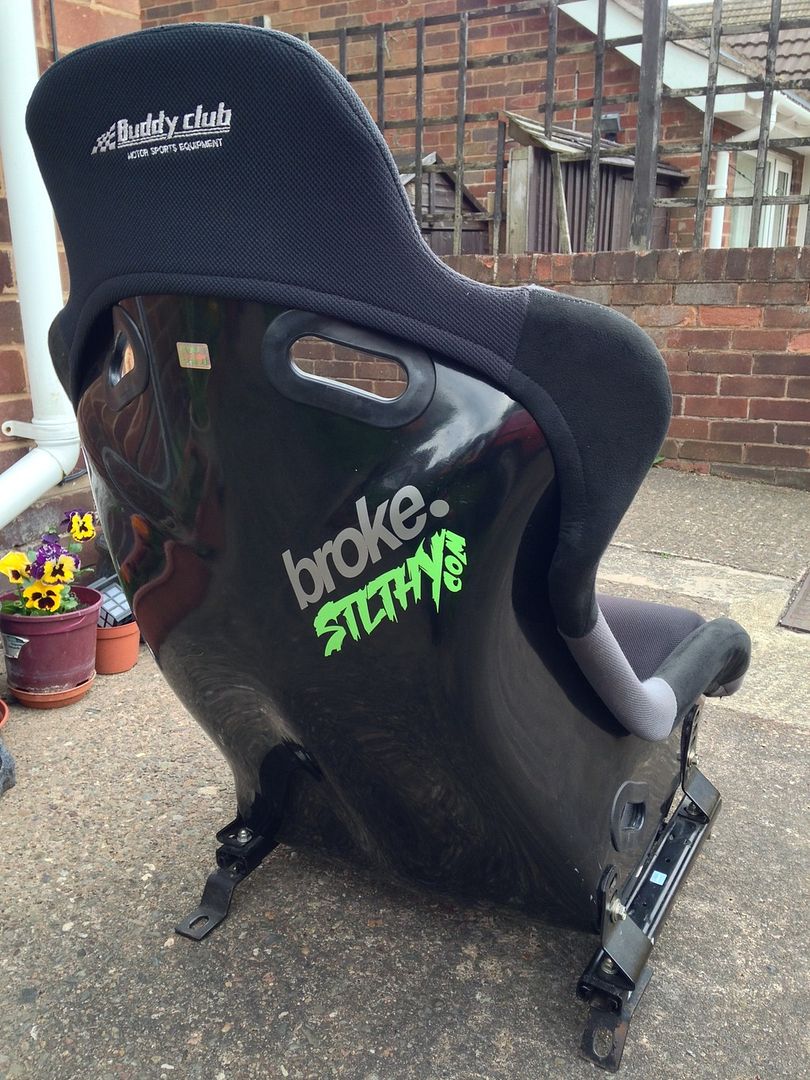 Bucket seat with super low rail EK JDM