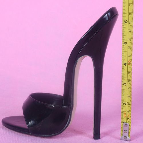 Sexy Bondage Fetish 6 Inches Extreme High Heel Mules Stilettos Size34 Size43 44 Ebay 0748