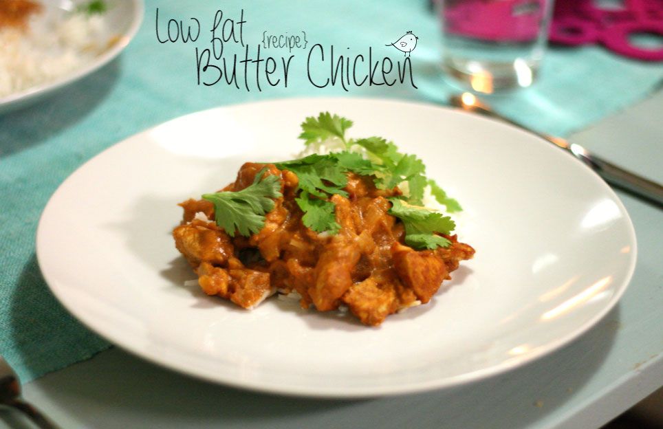 Low fat butter chicken image