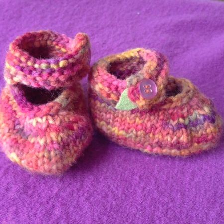 Newborn Wool Mary Janes