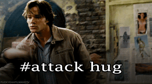 gifs photo: Attack Hug attackhug.gif