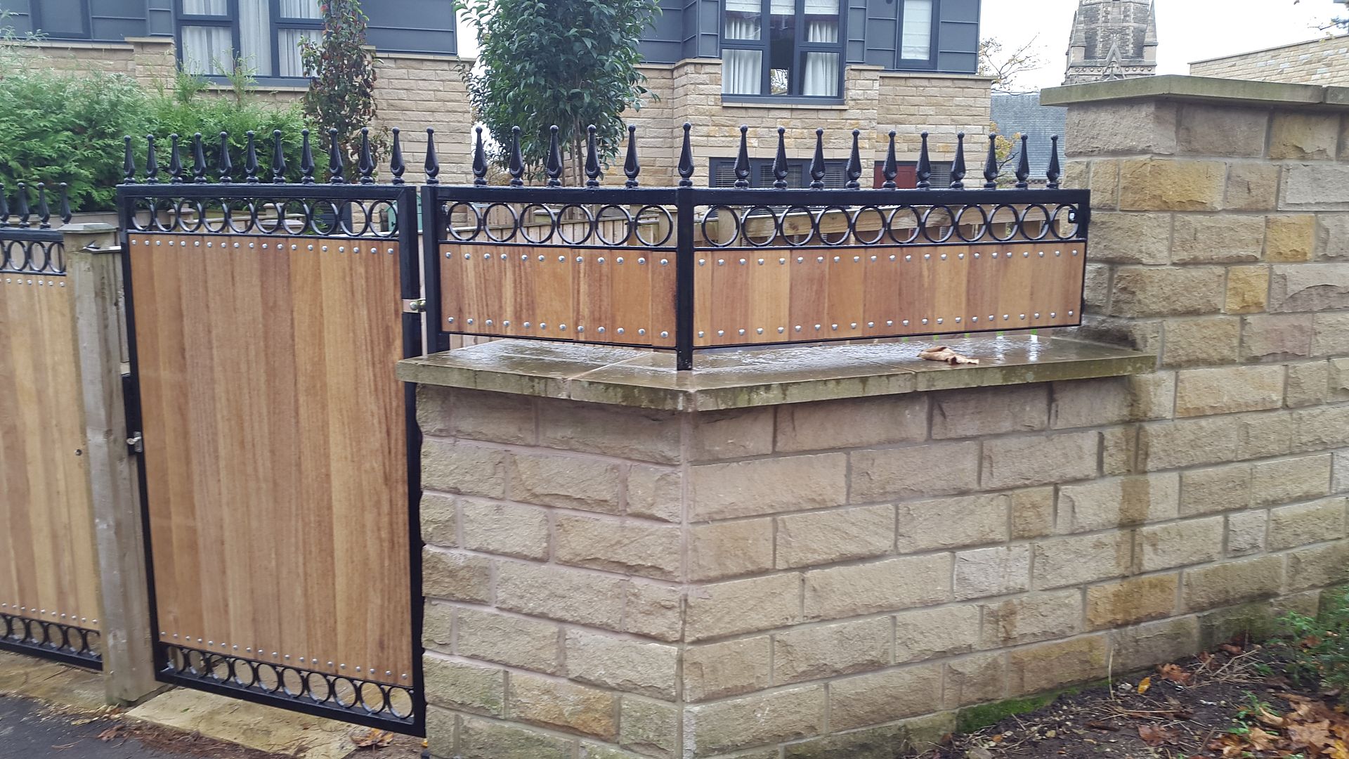 Metal and timber railings and gates