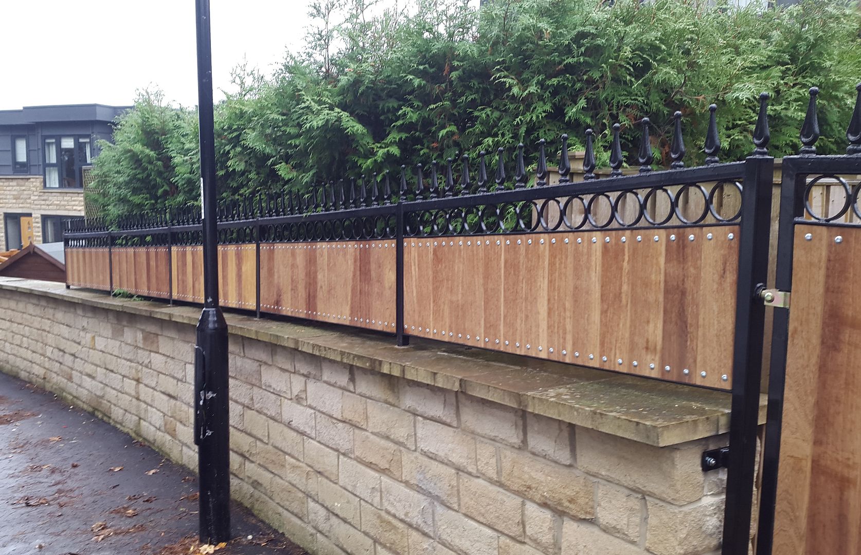 Front entrance railings and gates Sheffield