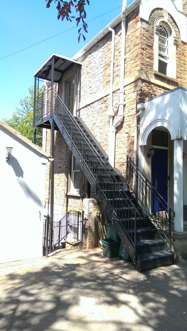 New steel staircase fabricated and installed bristol