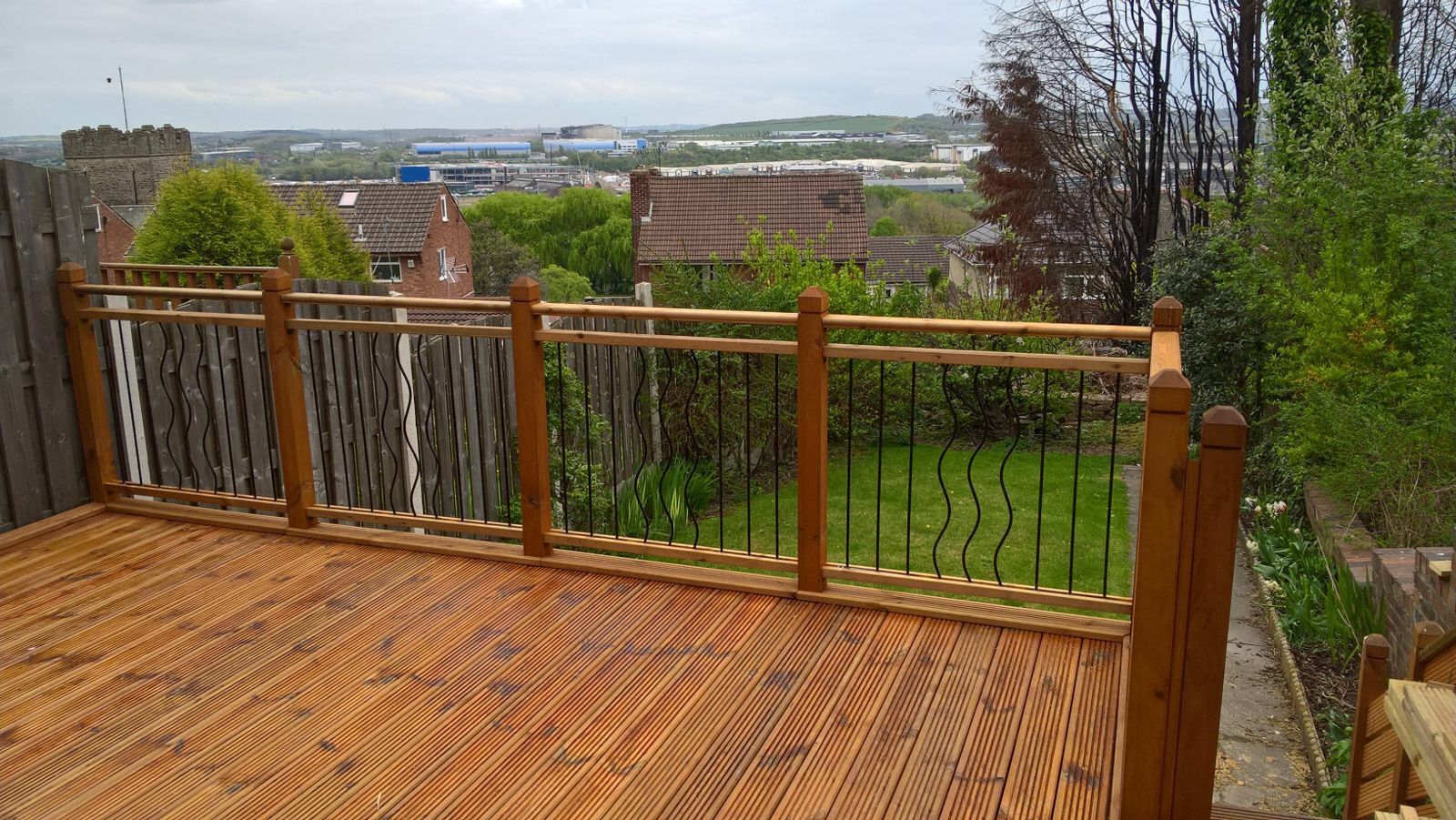 metal decking balcony railings cheap