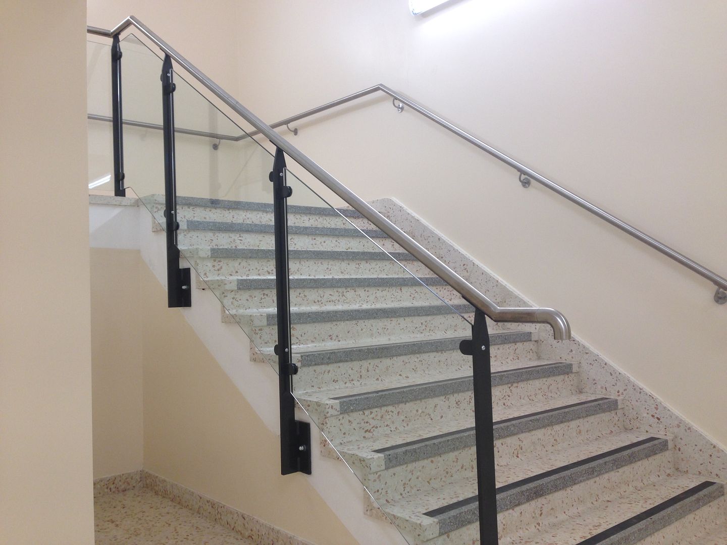 Example commercial balustrade and handrails
