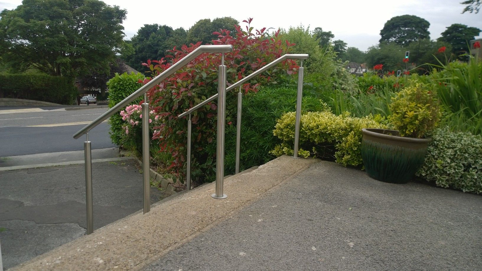 stainless steel handrails on posts sheffield