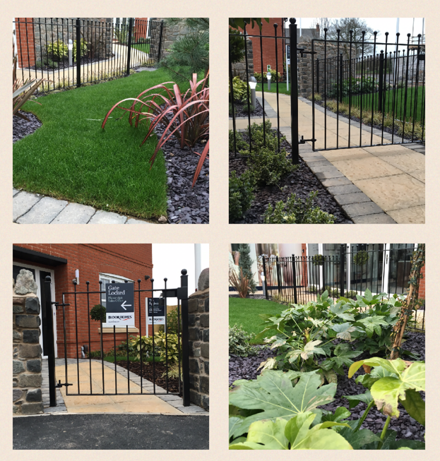 metal garden railings bloor homes leicester uk