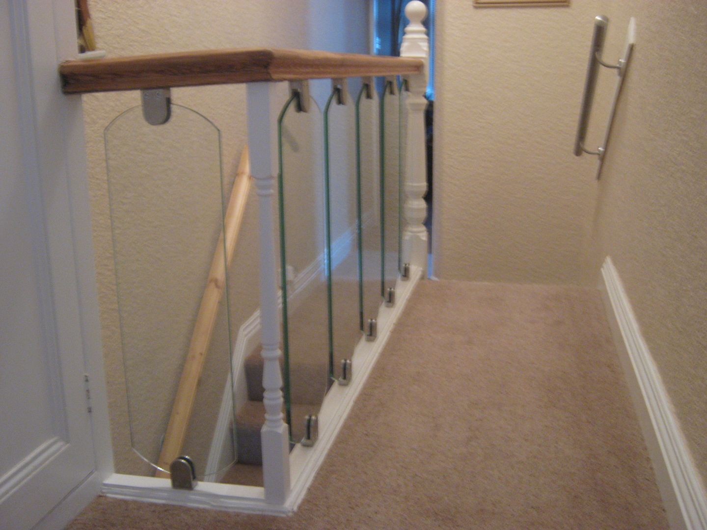 curved toughened glass staircase landing panels uk diomet