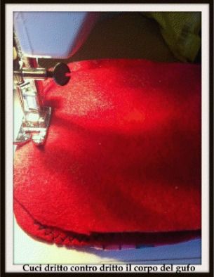  Tutorial gufetto porta pigiama sacchetto cucito a mano istruzioni per cucire uno scalda pancino ripieno di noccioli di ciliegia fiorellini secchi di lavanda calmare i bambini neonato cucito creativot