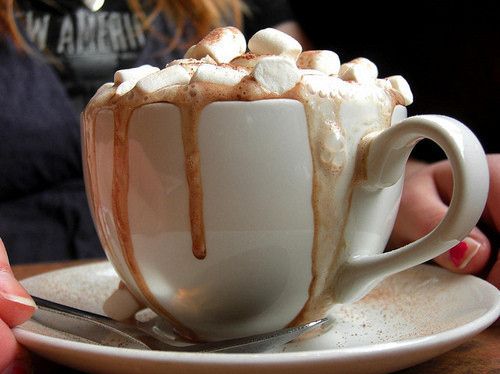 cioccolata calda e marshmallow, hot chocolate, cocoa