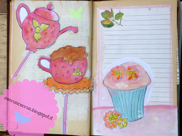  pagine da completare art journal cupcakes 