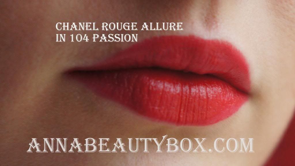 chanel rouge allure 104 passion