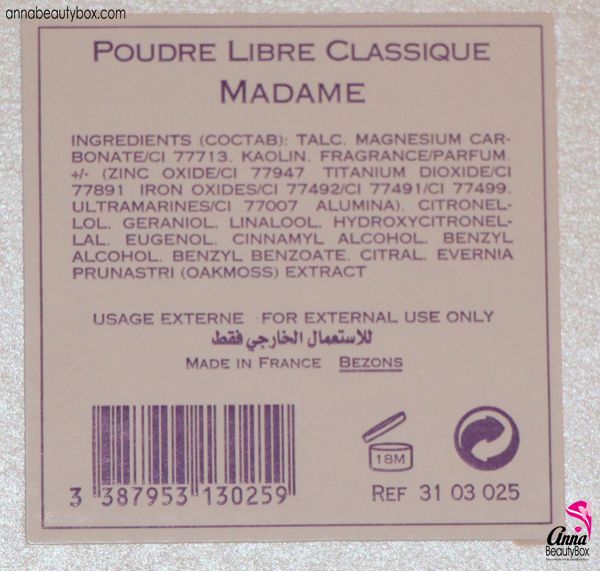 Caron La Poudre Peau Fine Les Classiques Madame photo IMG_9942_zps66e253be.jpg
