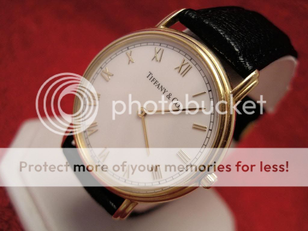 mens cartier vendome watch 18k gold vermeil 925 sterling silver