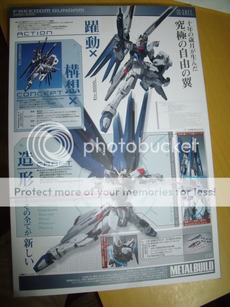 Bandai Gundam Seed Metal Build ZGMF X10S Freedom Gundam Kira Yamato 