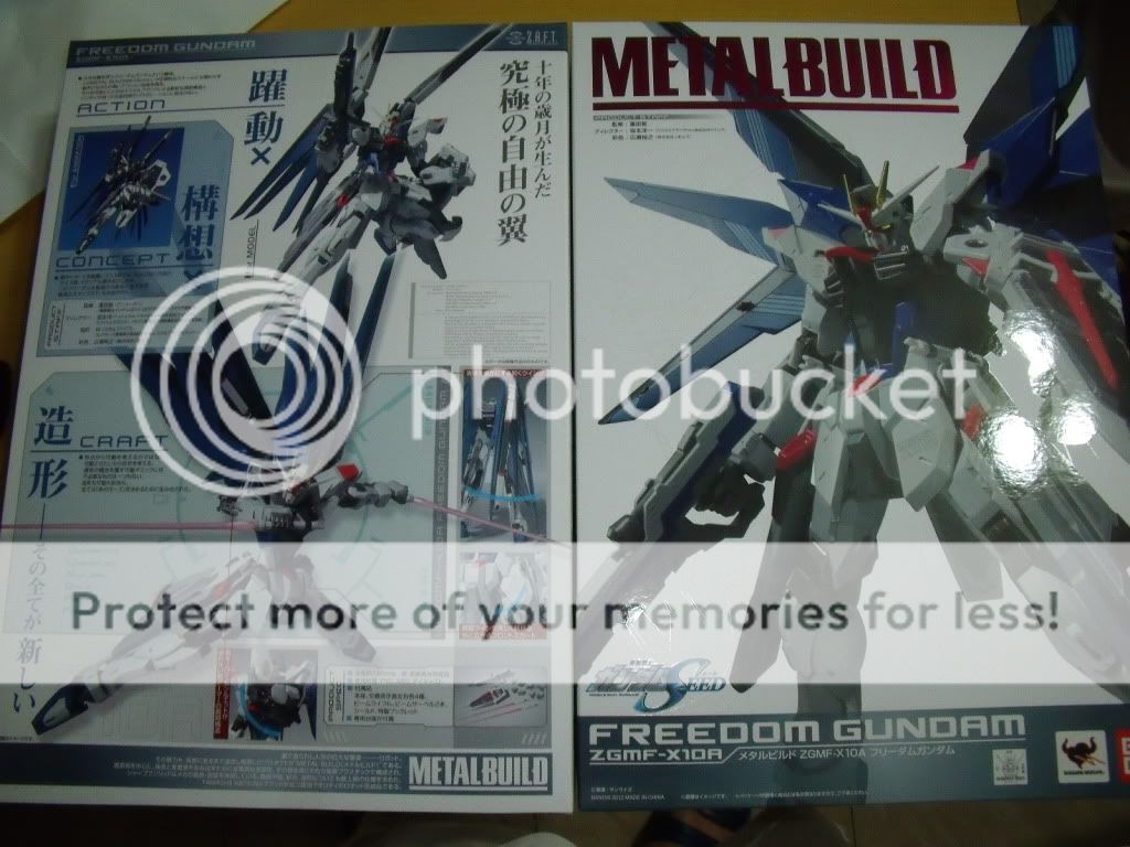 Bandai Gundam Seed Metal Build ZGMF X10S Freedom Gundam Kira Yamato 