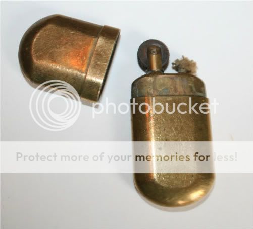 WWI Military Soldiers Trench No 5 Brass Cigarette Lighter