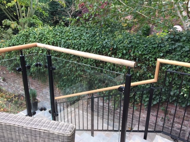 Powdercoated balustarde railings manchester